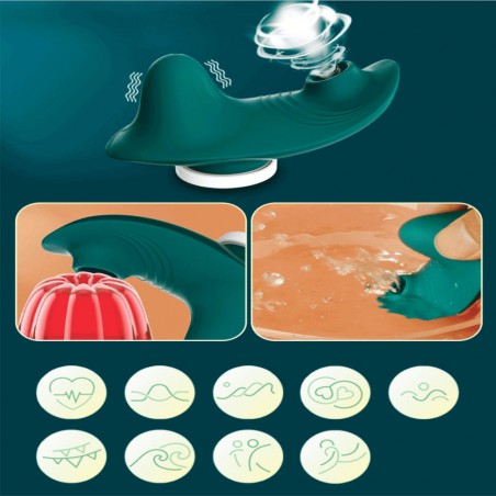 Vibrador De Calcinha JOJO-2 com Sucção e Com Controle Remoto Ideal Para Orgasmos Múltiplos