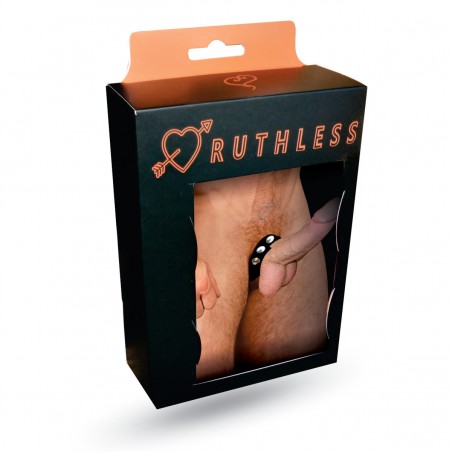 Anel Abraçadeira Peniana CouroEco Ajustável Ruthless Collection