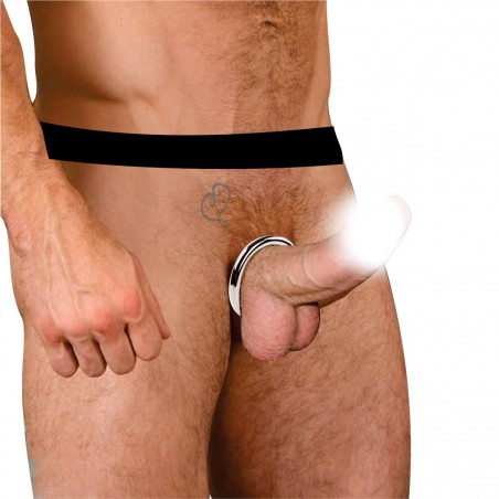 Harness Macho Impiedoso c/Algemas e Argola Escrotal Coleção Ruthless