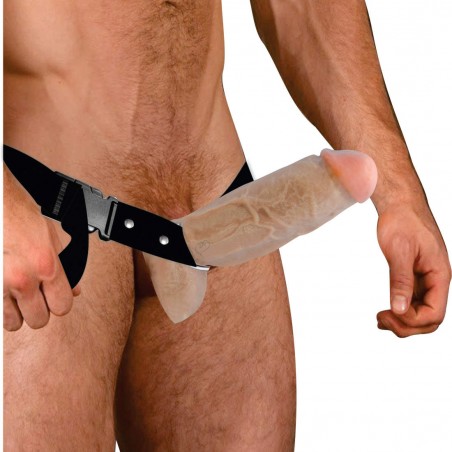 Capa Peniana 19 CM Realística Penetração Macia Confortável