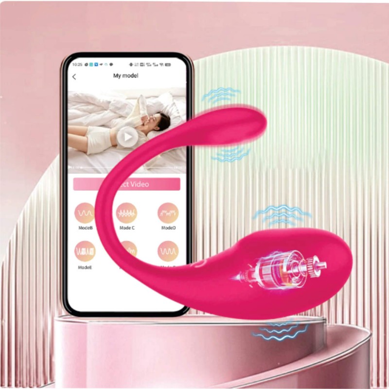 Vibrador Bullet Olivia Com Contole por APP inNamorata Orgasmos Múltiplos  Recarregável