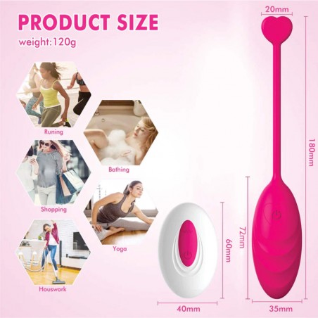 Vibrador Bullet Naty  Com Controle Remoto inNamorata Orgasmos Múltiplos  Recarregável