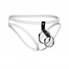 Cueca Aberta Com Duplo Anel Metálico Sexy Jockstrap Especial Ousada Picante