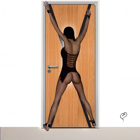 Amarras Porta X Para Porta Cruz Diagonal Bdsm Fetiche
