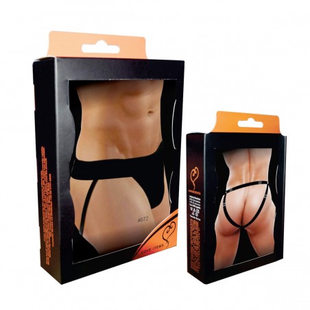 Jockstrap Classic Cueca Ousada Fashion Cor Preta