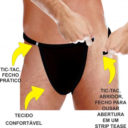Cueca Strip-Tease Sexy Especial Tic-Tac Ousada Picante