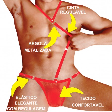 copy of Cueca Sexy Especial Com Alça Central Roupa Íntima Ousada Picante