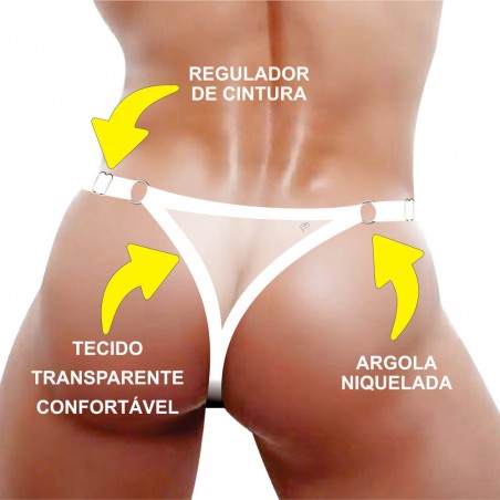 Cueca Sexy Especial Com Alça Central Roupa Íntima Ousada Picante