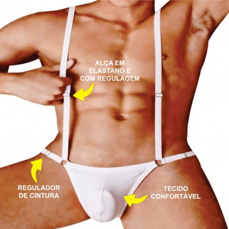 Cueca Suspensório Sexy Especial Fashion Ousada Picante