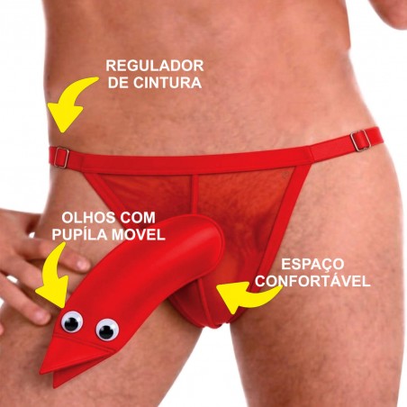 Cueca Cobra Sexy Especial Jockstrap Ousada Picante