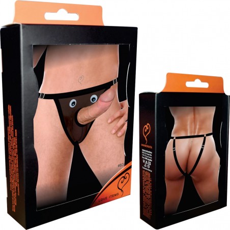 Cueca Destaque Pauzão Sexy Jockstrap Especial StrapOn Ousada Divertida Picante