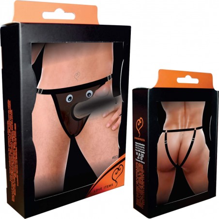 Cueca Destaque Pauzão Sexy Jockstrap Especial StrapOn Ousada Divertida Picante
