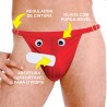 Cueca Destaque Pauzão Sexy Jockstrap Especial StrapOn Ousada Divertida Picante