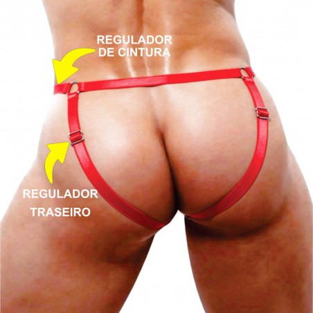 Cueca Destaque Pauzão Sexy Jockstrap Especial StrapOn Ousada Divertida Picante