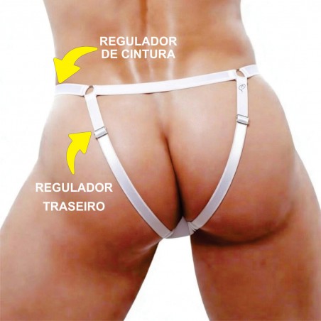 Cueca Destaque Pauzão Sexy Jockstrap Especial StrapOn Ousada Divertida Picante