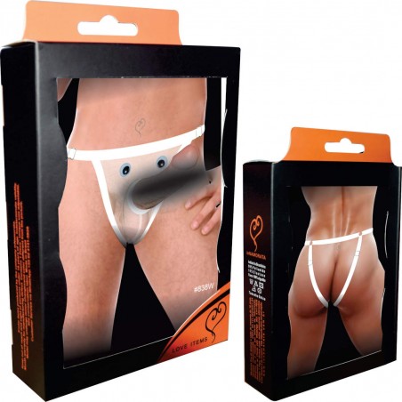 Cueca Destaque Pauzão Sexy Jockstrap Especial StrapOn Ousada Divertida Picante