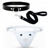 Cueca e Coleira Jockstrap Sexy Comb Especial Dominador Ousado Picante
