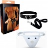Cueca e Coleira Jockstrap Sexy Comb Especial Dominador Ousado Picante