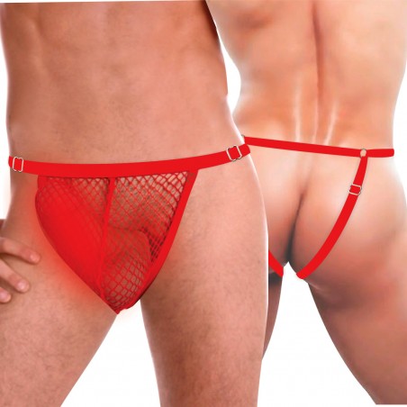 Cueca Sexy Jockstrap Especial Ousada Picante Vermelha Paixão