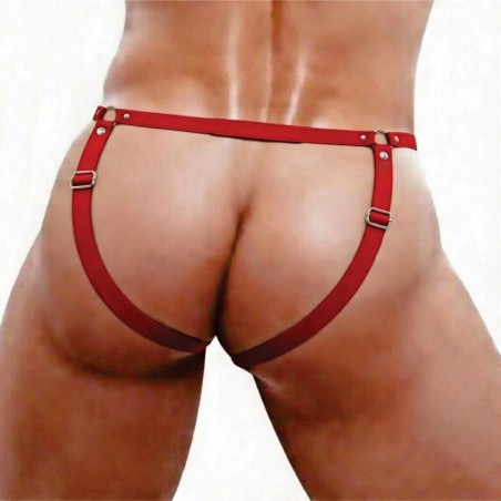 Cueca Sexy Jockstrap Especial Ousada Picante Vermelha Paixão