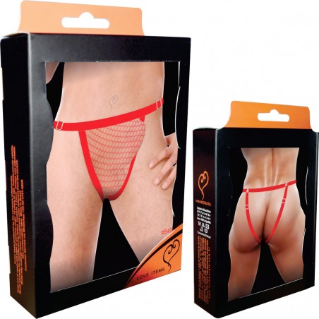 Cueca Sexy Jockstrap Especial Ousada Picante Vermelha Paixão