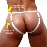 Cueca Sexy Jockstrap Especial Ousada Picante Branca