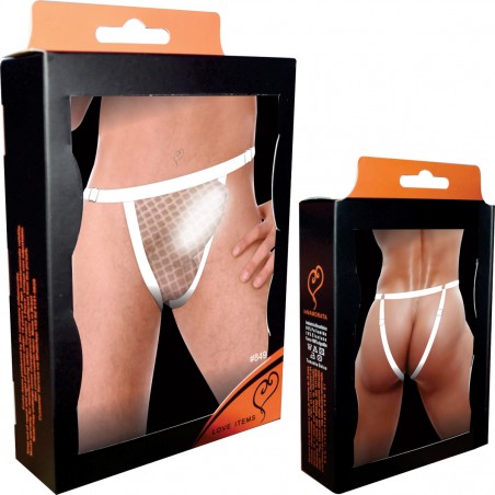 Cueca Sexy Jockstrap Especial Ousada Picante Branca