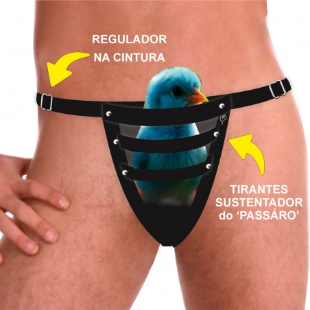 Cueca Sexy Gaiola Jockstrap Especial Ousada Picante