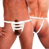 Cueca Sexy Gaiola Jockstrap Especial Ousada Picante Branca