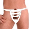 Cueca Sexy Gaiola Jockstrap Especial Ousada Picante Branca