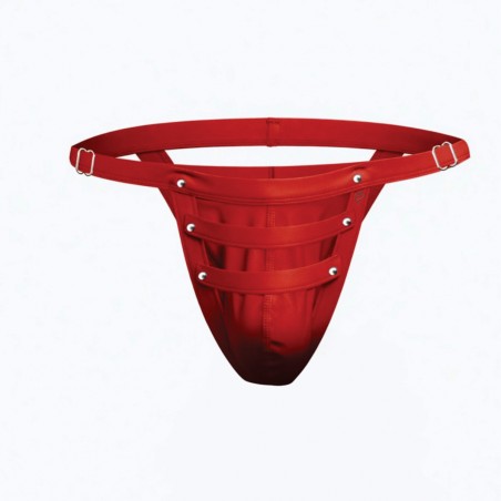 Cueca Sexy Gaiola Jockstrap Especial Ousada Picante Vermelha Paixão