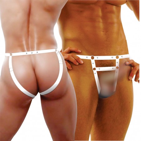 Cueca Sexy Especial Aberta Ousada Picante Branca