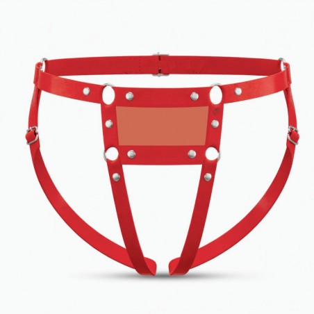 Cueca Sexy Jockstrap Especial Aberta Ousada Vermelha Paixão Picante