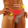 Cueca Sexy Jockstrap Especial Aberta Ousada Vermelha Paixão Picante