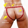Cueca Sexy Jockstrap Especial Aberta Ousada Vermelha Paixão Picante