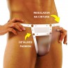 Cueca Sexy Jockstrap Especial Aberta Ousada Branca Picante