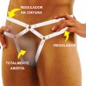 Cueca Sexy Estrutural Especial Jockstrap Ousada Branco Picante