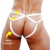 Cueca Sexy Estrutural Especial Jockstrap Ousada Branco Picante