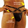 Cueca Sexy Estrutural Especial Jockstrap Ousada Preta Picante