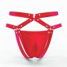 Cueca Sexy Estrutural Especial Jockstrap Ousada Vermelho Paixão Picante