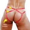 Cueca Sexy Estrutural Especial Jockstrap Ousada Vermelho Paixão Picante