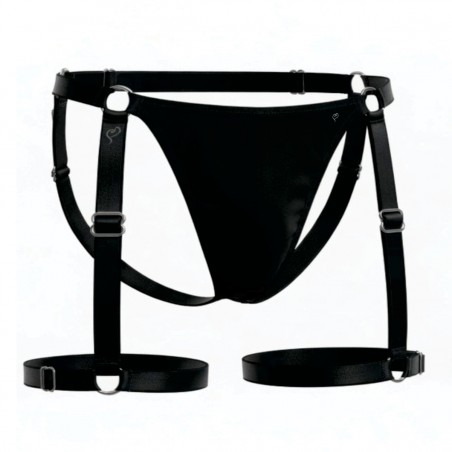 Cueca Jockstrap Sexy Especial Cinta Ousada Preta Picante