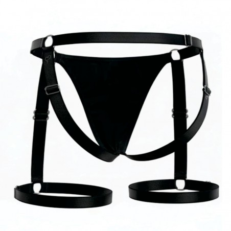 Cueca Jockstrap Sexy Especial Cinta Ousada Preta Picante