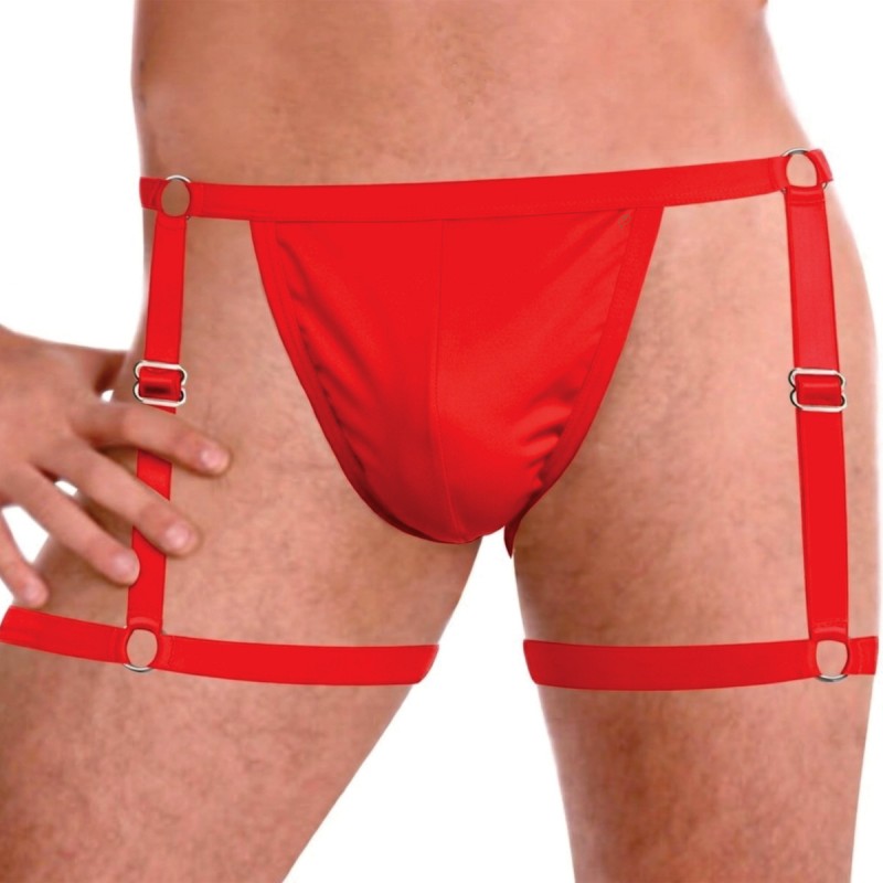 Cueca Jockstrap Sexy Especial Cinta Ousada Vermelho Picante