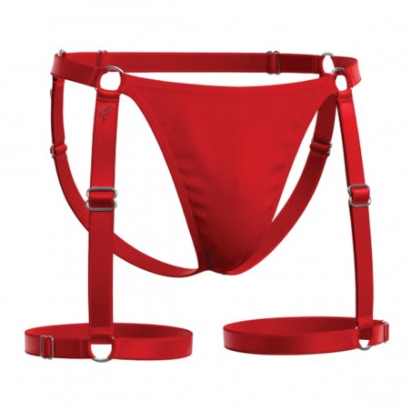 Cueca Jockstrap Sexy Especial Cinta Ousada Vermelho Picante