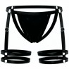 Cueca Jockstrap Sexy Especial 2 Cinta Ousada Preta Picante