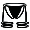 Cueca Jockstrap Sexy Especial 2 Cinta Ousada Preta Picante