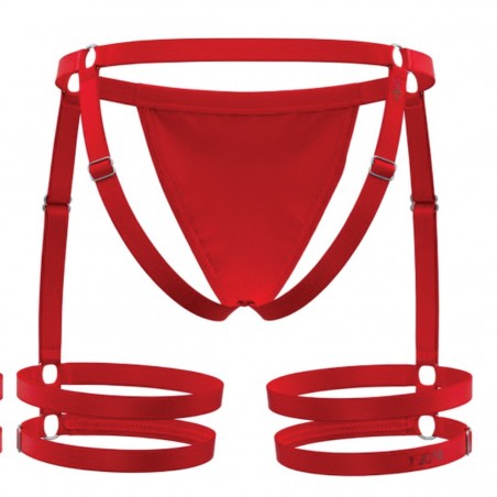 Cueca Jockstrap Sexy Especial 2 Cinta Ousada Vermelho Paixão Picante