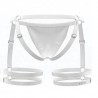 Cueca Jockstrap Sexy Especial 2 Cinta Ousada Branca Picante