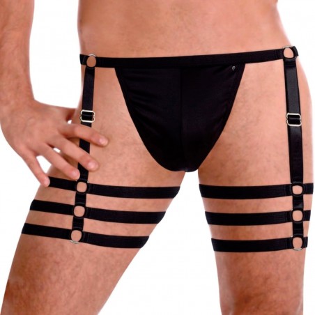 Cueca Jockstrap Sexy Especial 3 Cinta Ousada Preta Picante